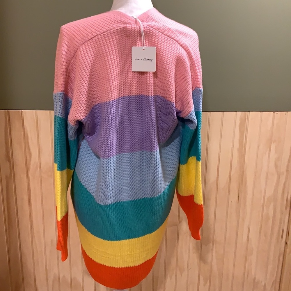 Rainbow Cardigan Candy Crush Cardigan - Picture 5 of 5